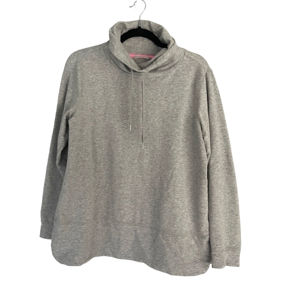 Isaac mizrahi tunnel neck long sleeve sweater